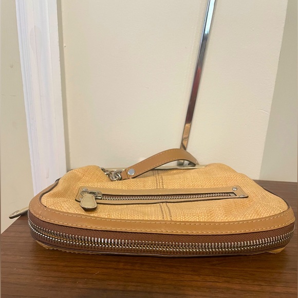 Coach Bonnie M0873-13396 Straw Demi Clutch Crossbody Bag Limited Edition - Picture 4 of 11